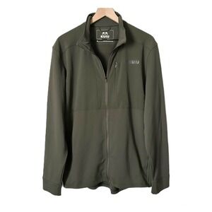 KUIU Men's Bicomp Full Zip Mid-Weight Fleece Jacket Wildwood Green Size XL